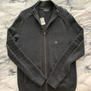 Express Dark Gray Cardigan